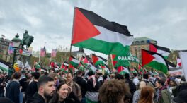 Protestas en Malmö (Suecia) a favor del boicot a Eurovisión por la participación de Israel