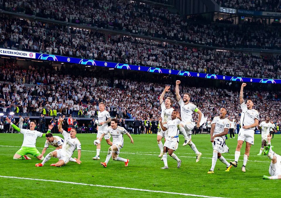 La victoria del Real Madrid y la celebración por el pase a la final de la Champions, en imágenes