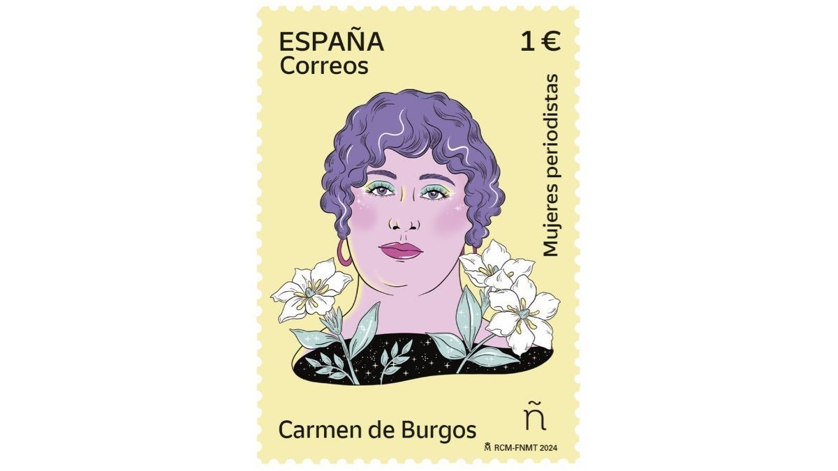 Correos emite un sello dedicado a la periodista y escritora Carmen de Burgos