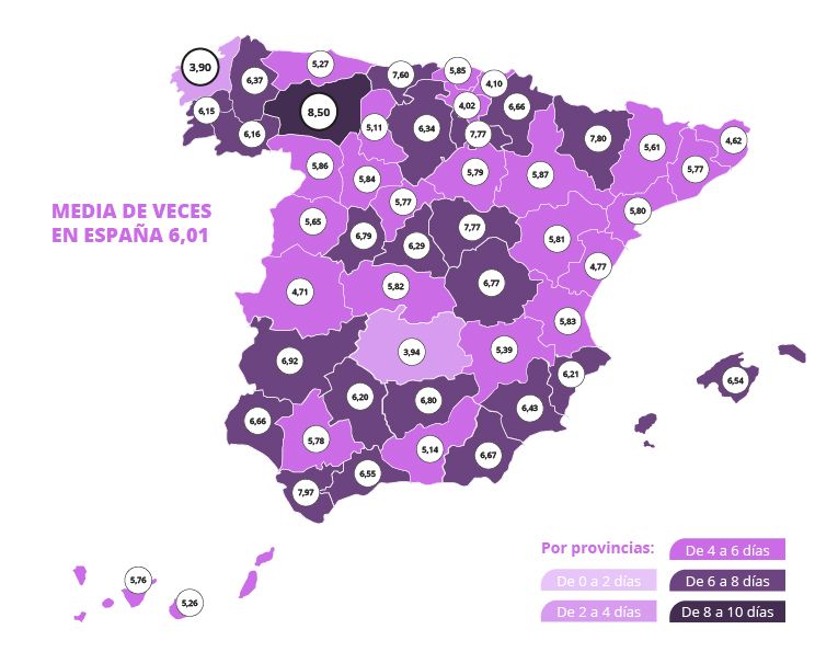 Las ciudades donde se tiene más sexo en España