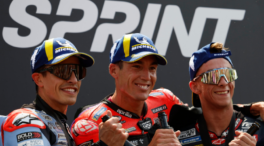 Triplete español al esprint en el Gran Premio de Cataluña de MotoGP