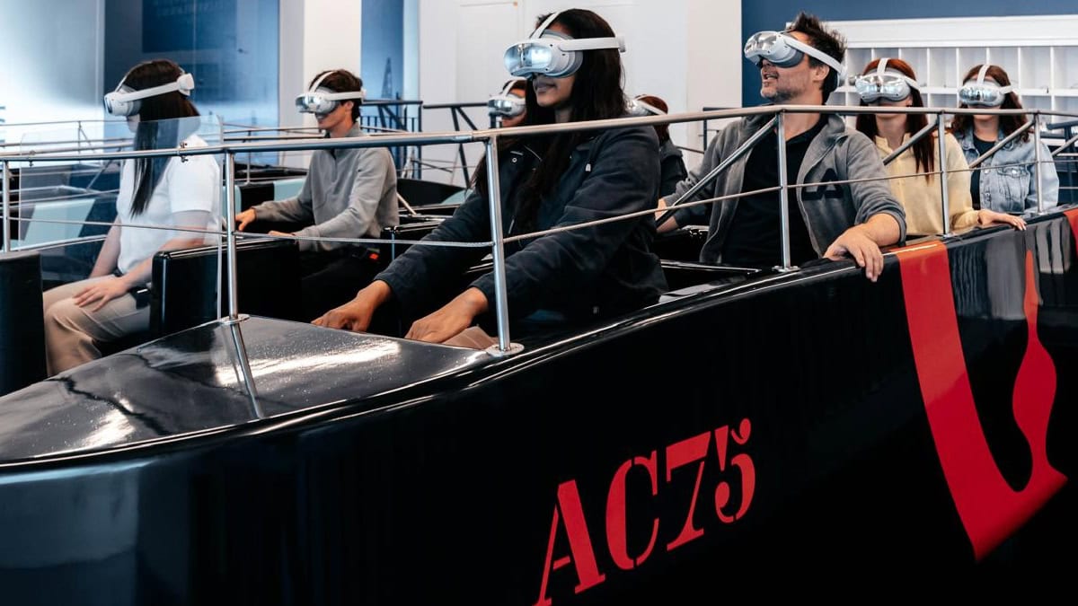 America’s Cup Experience lleva a Barcelona el simulador de AC75, el «Fórmula 1 del mar»