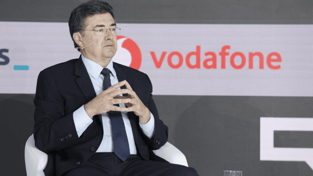José Miguel García, CEO de Vodafone, durante su intervención en DigitalES el pasado jueves.