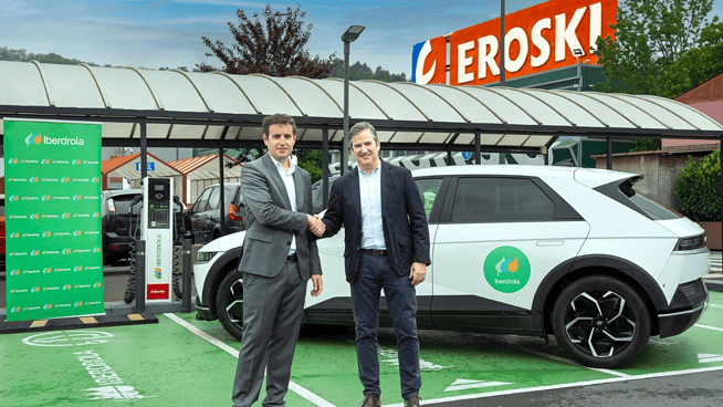 Iberdrola y Eroski instalarán mil puntos de recarga para vehículos eléctricos