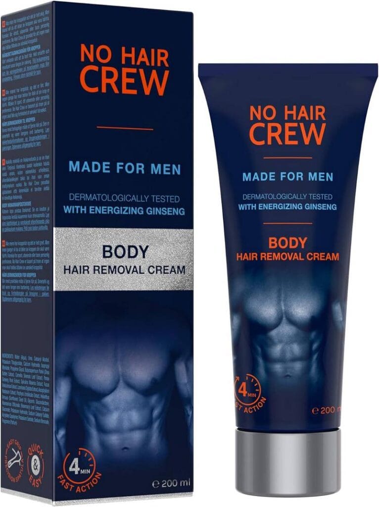 Crema depilatoria para hombre NO HAIR CREW Body Premium