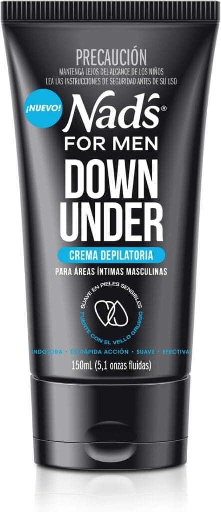 Crema depilatoria para hombre Nad’s For Men Down Under