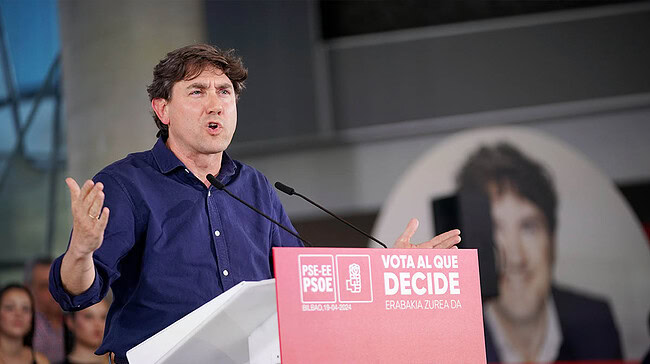 Andueza (PSOE) rechaza formar parte del nuevo Gobierno vasco y se dedicará al partido