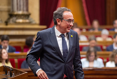 El nuevo presidente del Parlament, Josep Rull, pide la amnistía para borrar sus antecedentes