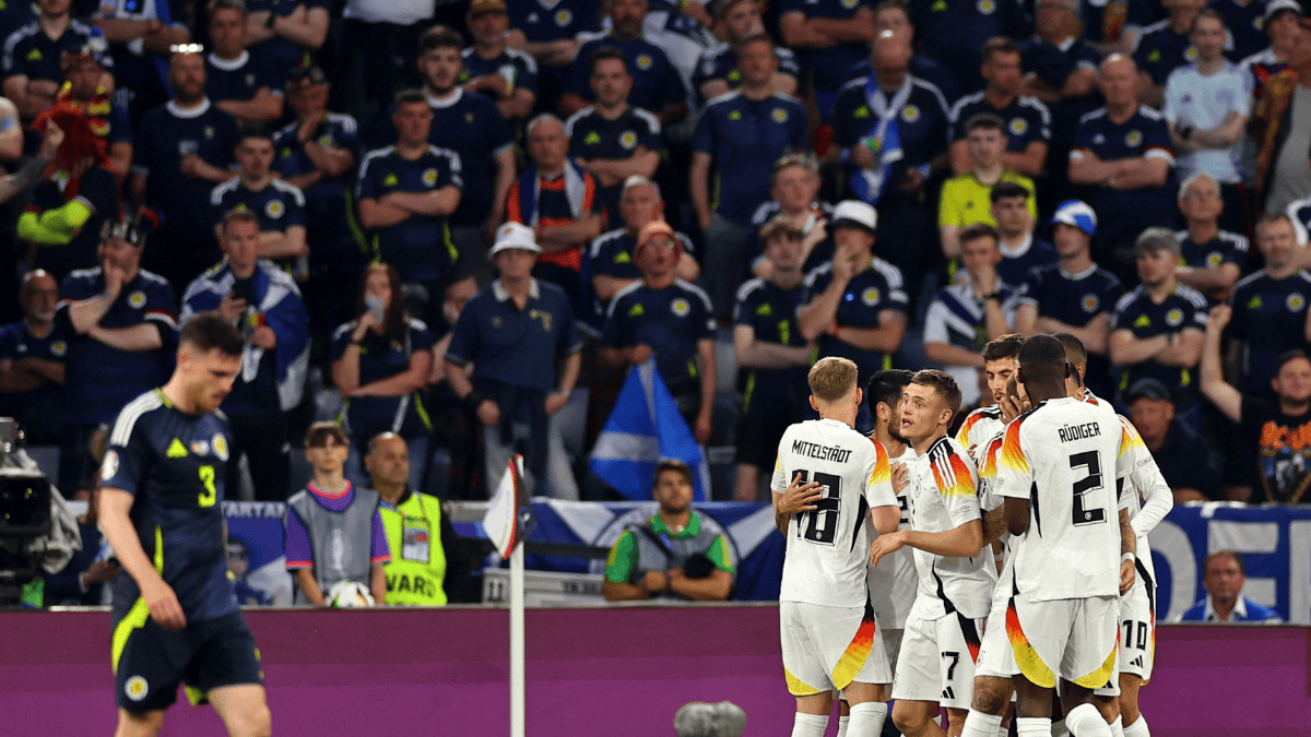 Alemania endosa a Escocia la mayor goleada en un partido inaugural de la Eurocopa