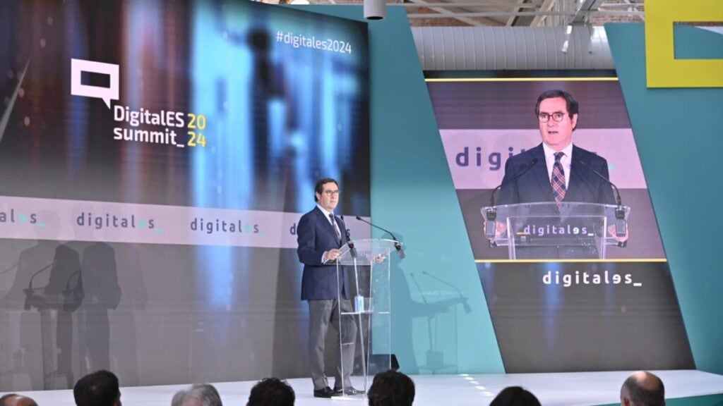 Antonio Garamendi, durante la primera jornada de DigitalES Summit.