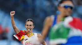 Trágico final: Laura García-Caro deja escapar el bronce en el último metro de los 20 km marcha