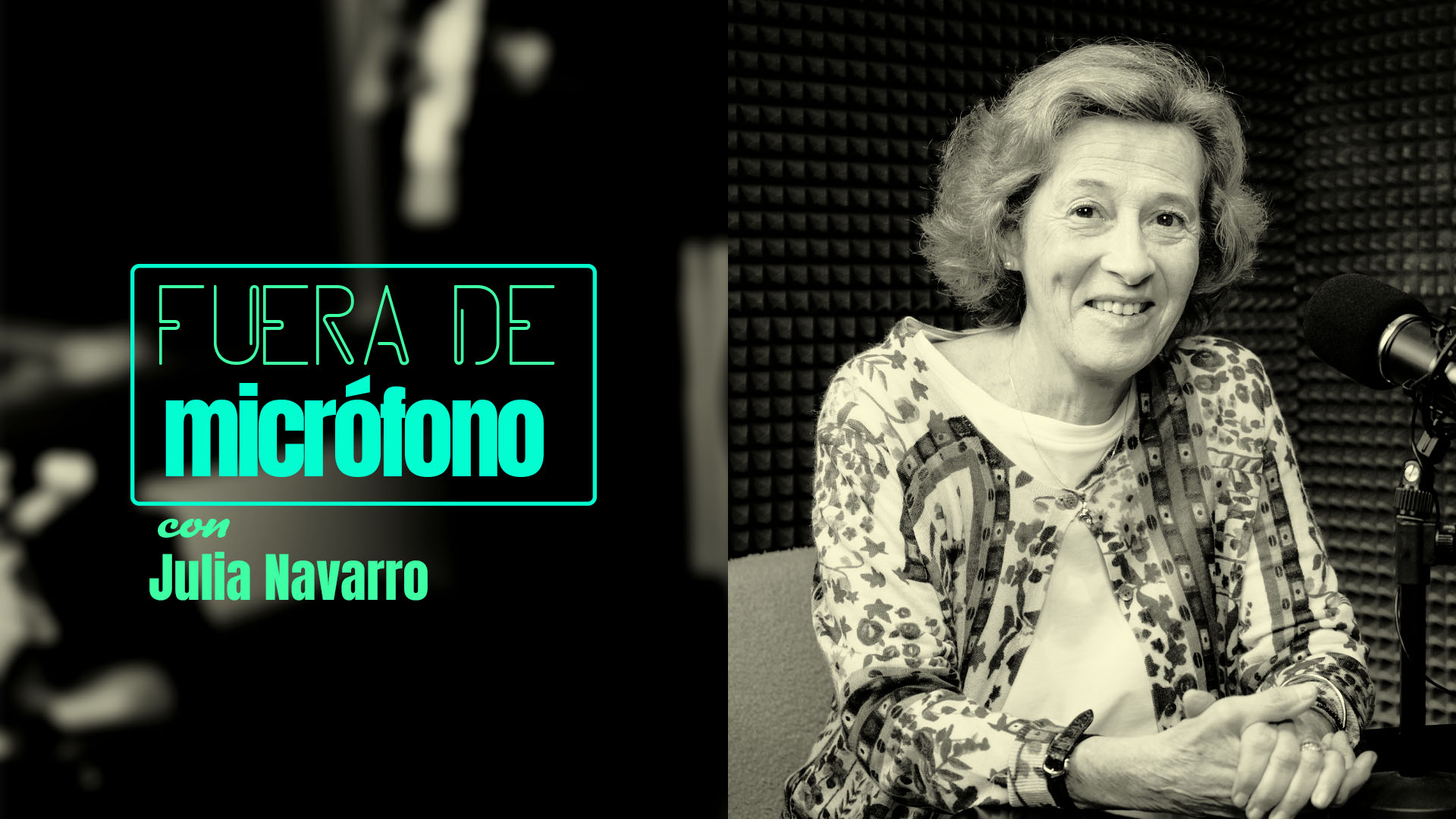 Fuera de micrófono con Julia Navarro