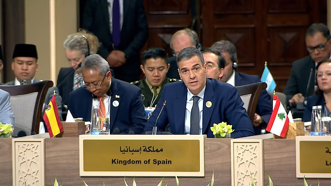 Sánchez anuncia un paquete adicional de 16 millones de euros en apoyo a Palestina