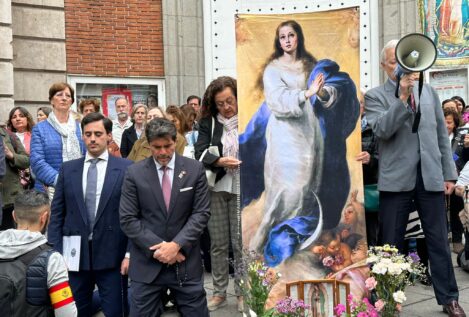 La Justicia tumba la decisión del Gobierno de prohibir el rezo del rosario el 8-J en Ferraz