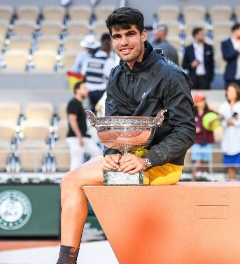 El primer Roland Garros de Alcaraz, en imágenes