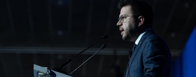 Aragonès se reúne con Torres (BBVA) en el marco de la opa sobre Sabadell