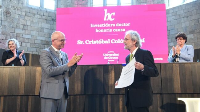 Cristóbal Colón, nombrado Doctor Honoris Causa por la Universidad de Gerona
