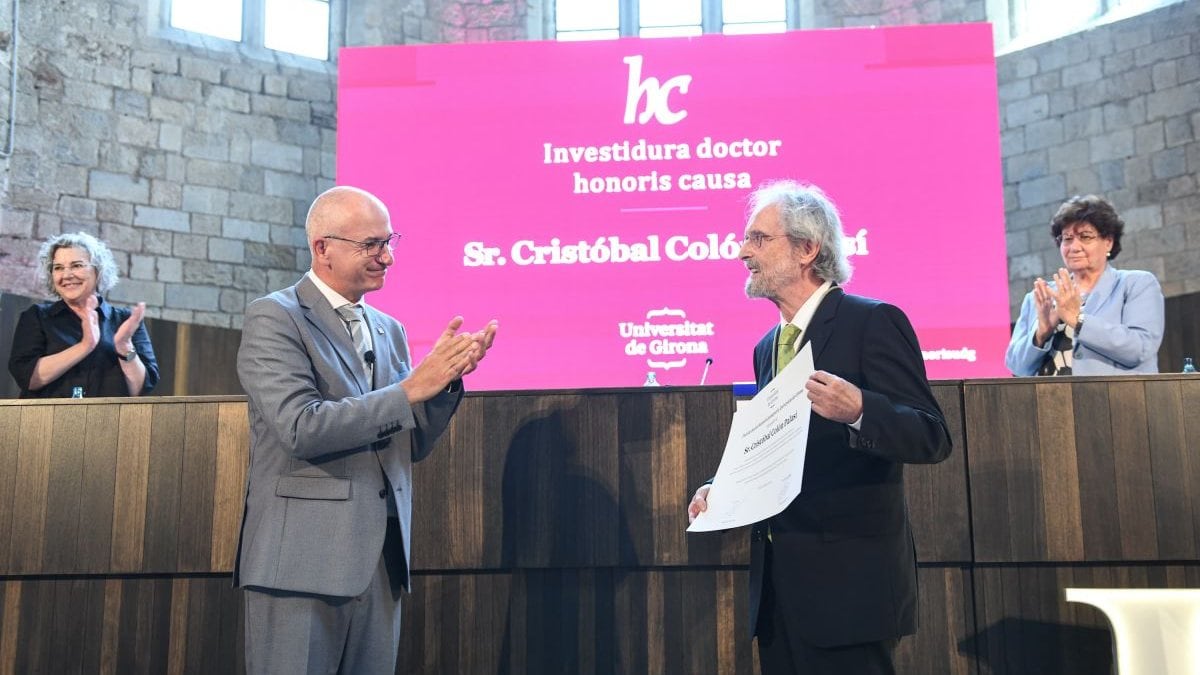 Cristóbal Colón, nombrado Doctor Honoris Causa por la Universidad de Gerona