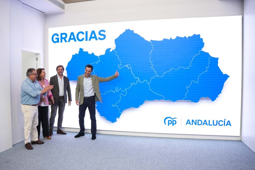 La dirección del PP-A hace seguimiento del resultado electoral del 9J (Sevilla)
