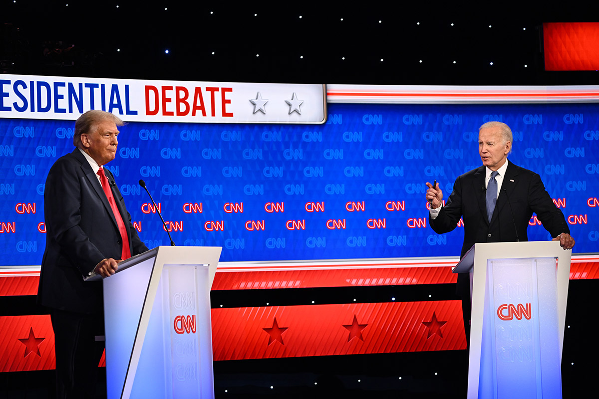 Los mejores momentos del debate presidencial entre Biden y Trump