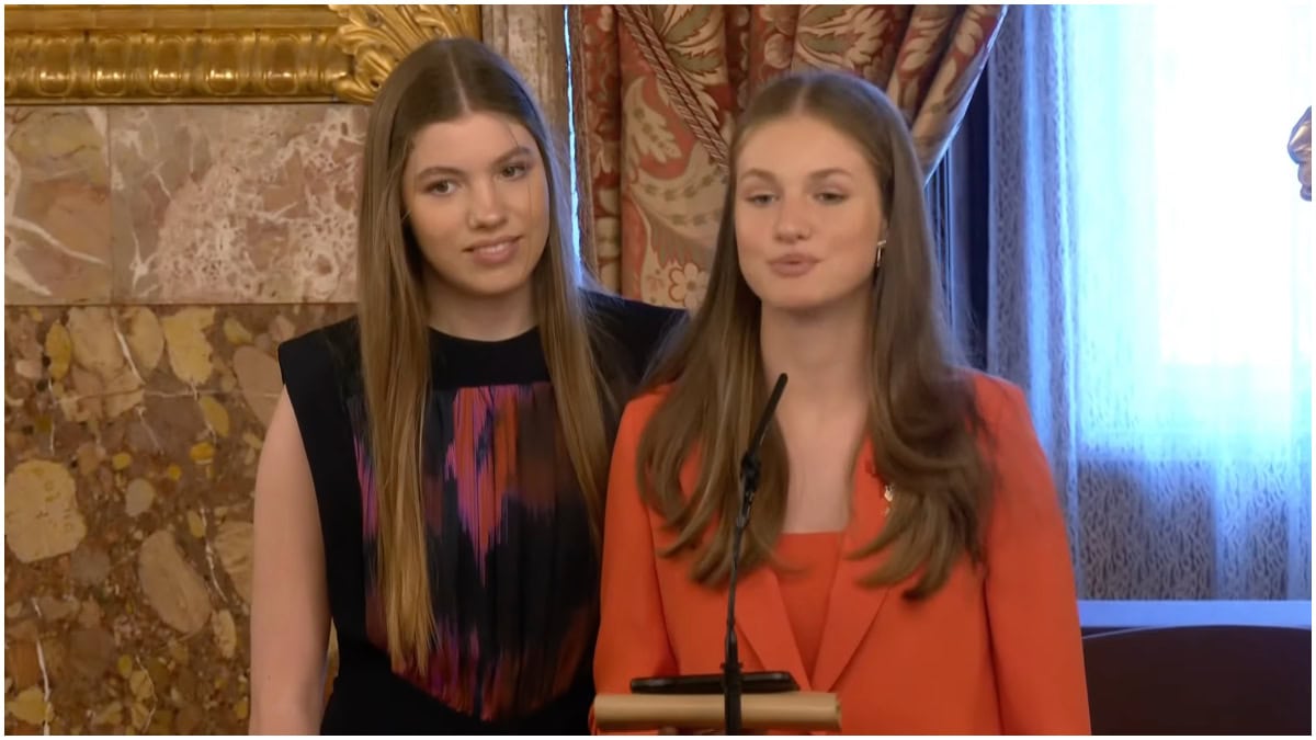 Felipe VI se emociona ante un discurso sorpresa de la princesa Leonor y la infanta Sofía