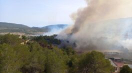 Un incendio en la provincia de Tarragona obliga a evacuar a 1.500 campistas y a cortar el AVE