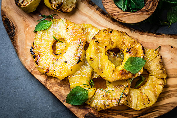 Piña a la parrilla. 
iStock