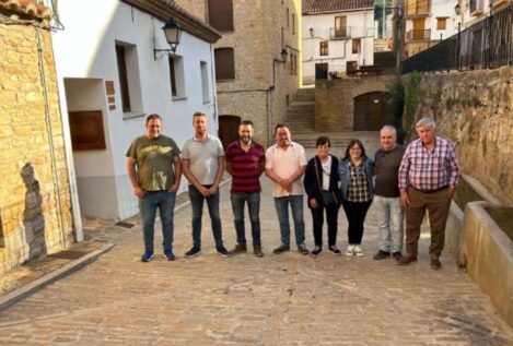 Alcaldes de El Maestrazgo turolense insta al Miteco a apoyar al proyecto eólico