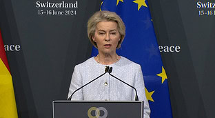 Von der Leyen acusa a Putin de plantear condiciones «indignantes» para la paz