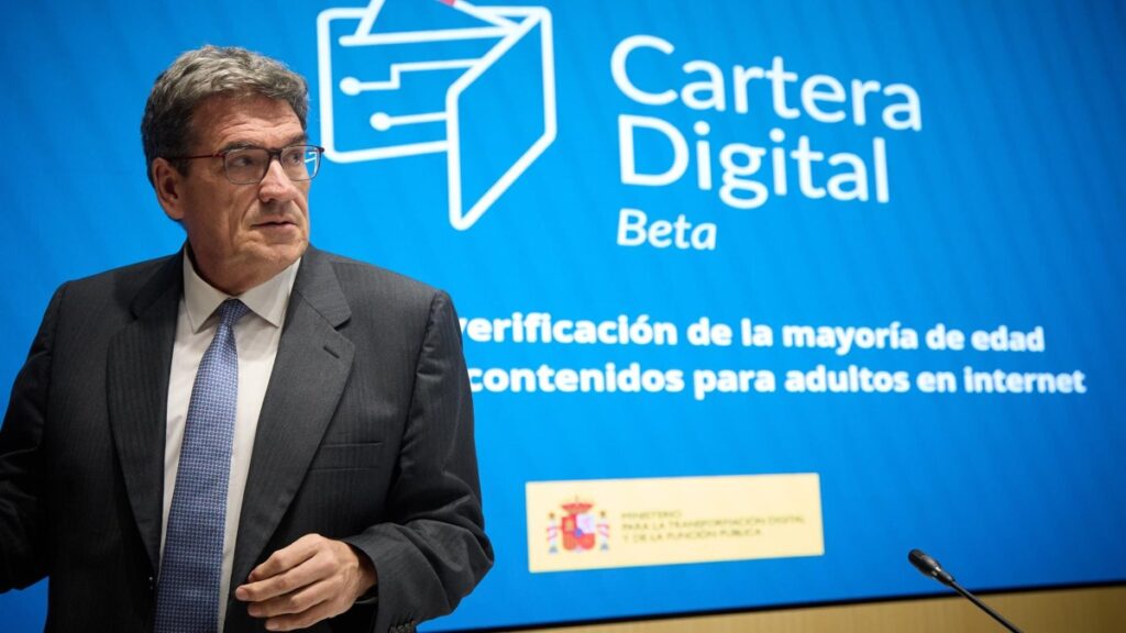 El ministro para la Transformación Digital y de la Función Pública, José Luis Escrivá (Agencias).