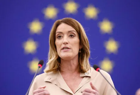 La Eurocámara reelige a Roberta Metsola como su presidenta para dos años y medio más