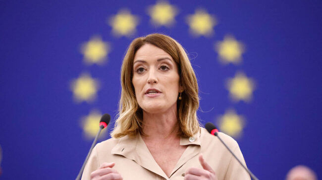 La Eurocámara reelige a Roberta Metsola como su presidenta para dos años y medio más