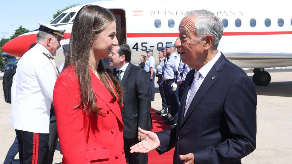 La princesa Leonor inicia en el Monasterio de los Jerónimos su visita oficial a Portugal