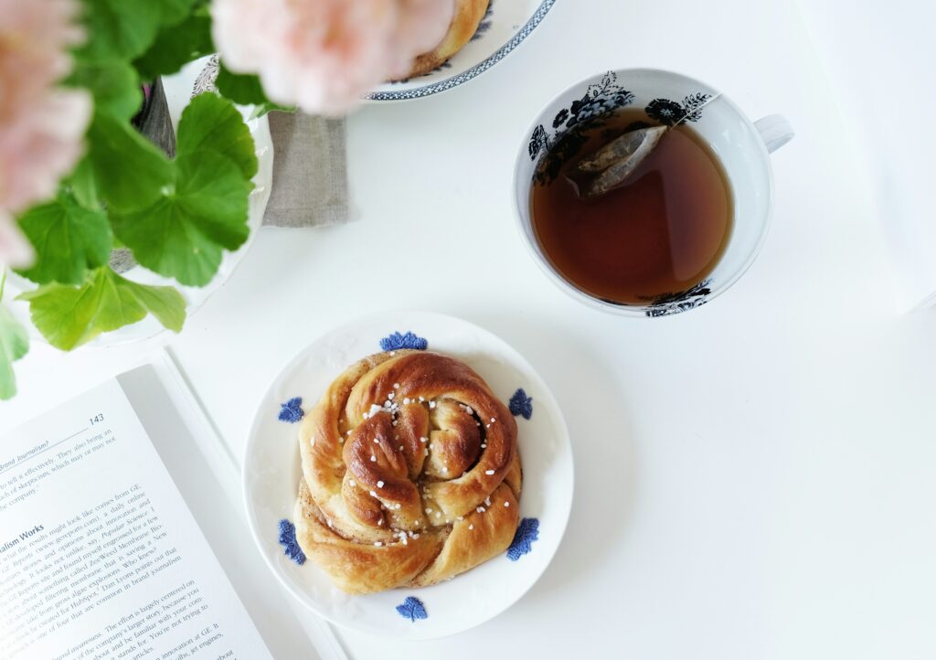 Trenza de hojaldre individual. 
Angeli Lundblad Unsplash