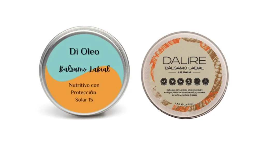 Bálsamo labial con protector solar de Di Oleo (PVP: 6.95€) // LipBalm de Dalire Cosmetics (PVP: 4.90€)