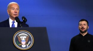 «Por favor, denle la bienvenida al presidente Putin»: el error de Biden al presentar a Zelenski