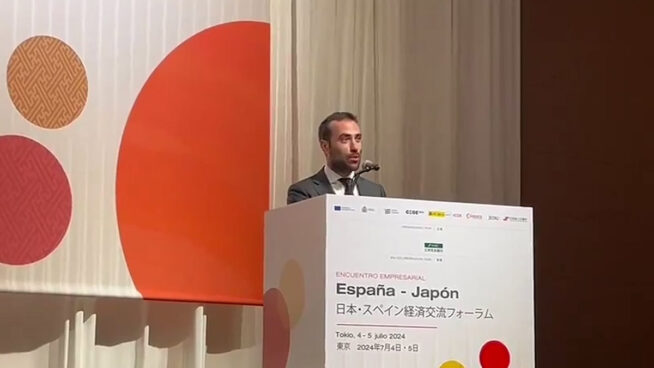 Carlos Cuerpo sorprende al pronunciar un discurso en japonés en un acto empresarial en Tokio