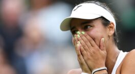 Jessica Bouzas hace historia en Wimbledon al cargarse a la campeona en primera ronda