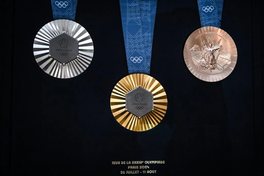 Imagen de las medallas de oro, plata y bronce de los Juegos Olímpicos de París 2024. 
Europa Press
