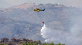 Declarado un complejo incendio forestal en la base militar de Cerro Muriano (Córdoba)
