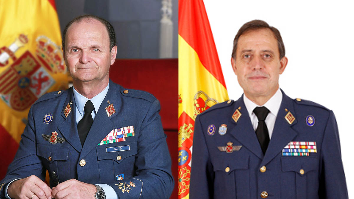 Robles cambia al general Salto al frente del Ejército del Aire tras siete años en el puesto