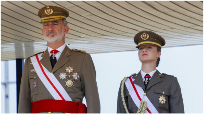 La princesa Leonor vuelve a vestirse de militar: su último acto sin el apoyo de Letizia y la infanta
