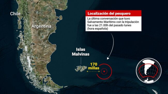 El Gobierno confirma que seis de los supervivientes del naufragio en Malvinas son españoles