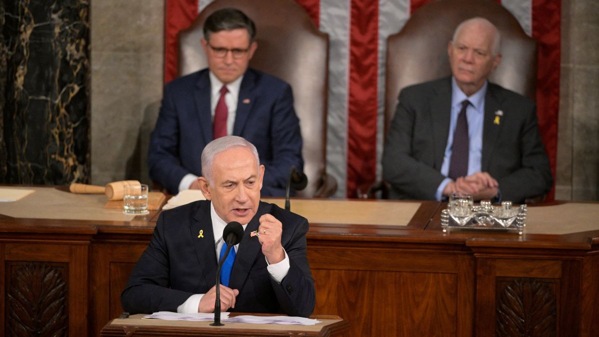 Netanyahu agradece a Biden su trabajo para liberar a los rehenes en el Congreso de EEUU