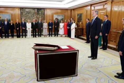 Los nuevos vocales del CGPJ juran o prometen sus cargos ante el rey Felipe VI en Zarzuela