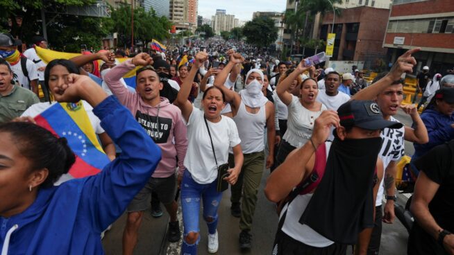 Excarcelados 130 presos relacionados con las protestas postelectorales en Venezuela