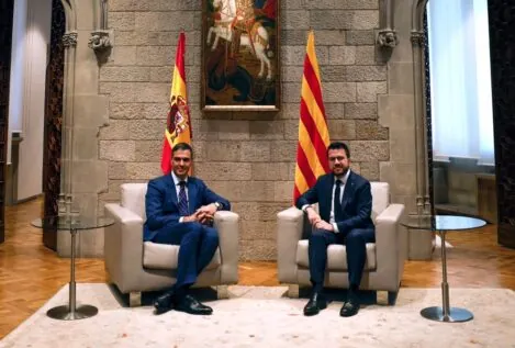 Sánchez y Aragonès, comprometidos a trabajar para «culminar» los pactos entre ERC y PSOE