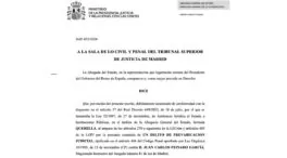 Consulte aquí la querella que Sánchez ha puesto al juez Peinado por prevaricación