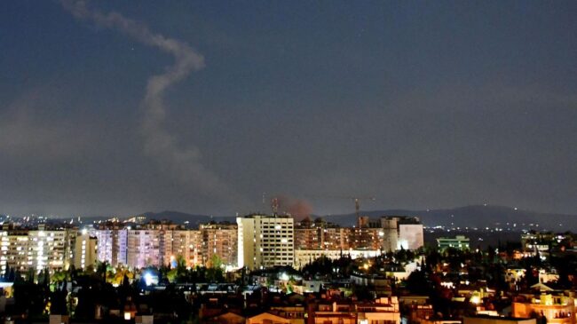 El Gobierno de Siria denuncia un ataque israelí en el oeste del país