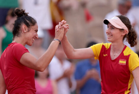 Sorribes y Bucsa pasan por encima de la pareja checa y ganan el bronce en el dobles de tenis